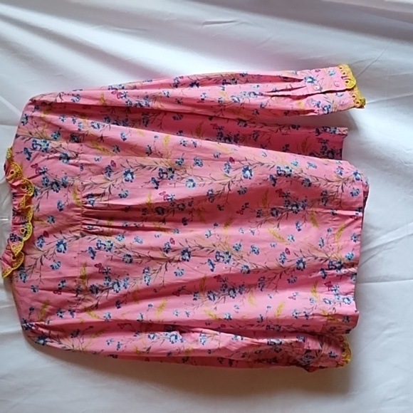 J Crew Liberty Fabric ruffle front blouse size XS - Picture 4 of 10